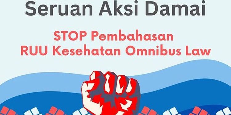 Hari Ini IDI dan 4 Organisasi Profesi Lainnya Lakukan Aksi Damai Tolak RUU Kesehatan Omnibus Law