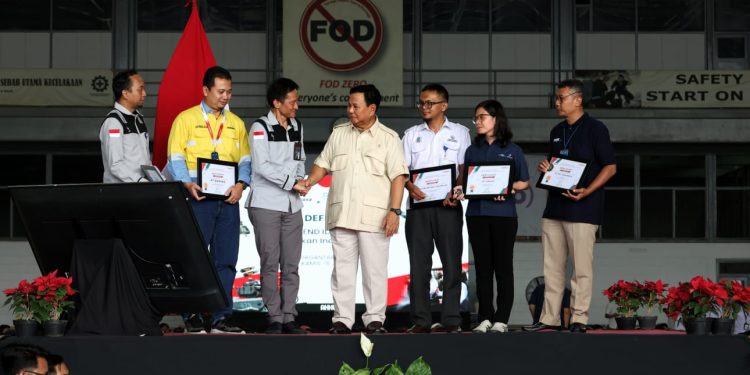 Prabowo Subianto Hadiri The 1st DEFEND ID’S Day di Bandung