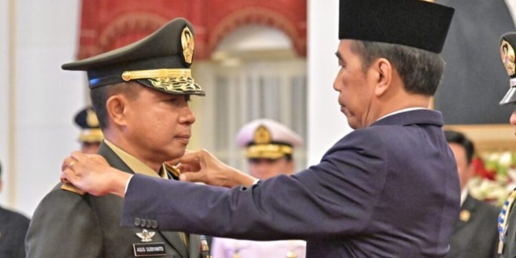 Jenderal TNI Agus Subiyanto sebagai Panglima Tentara Nasional Indonesia (TNI)