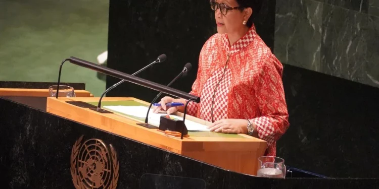 Menlu Retno Marsudi Menyampaikan Tiga Tuntutan Indonesia Terkait Palestina dalam Sidang Dewan Keamanan PBB