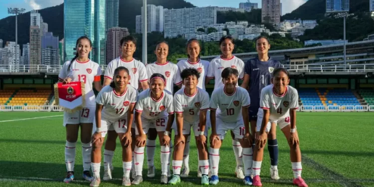 Hasil Uji Coba Garuda Pertiwi Kalah 1-4 dari Hong Kong