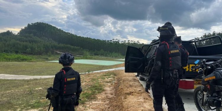 Brimob Polri Lakukan Pemantauan dan Patroli Rutin di Kawasan IKN untuk Antisipasi Banjir dan Keamanan