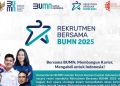Rekrutmen Bersama BUMN 2025 Dibuka, Tawarkan 2.000 Lowongan di Berbagai Bidang