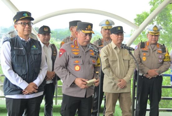 Kapolri Cek Arus Balik Lebaran di Tol Cikatama