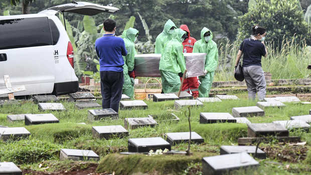 Pemakaman Protap Corona di Jakarta Melonjak 10 Kali Lipat