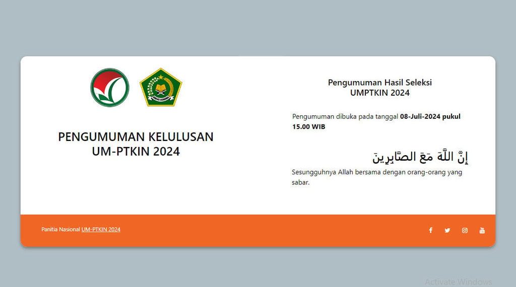 Cara Mengecek Hasil UMPTKIN 2024