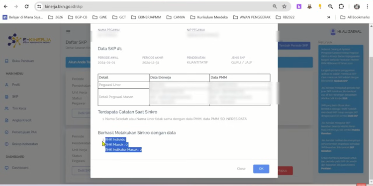 Cara Sinkronisasi PMM ke e-Kinerja BKN untuk Guru dan Kepala Sekolah