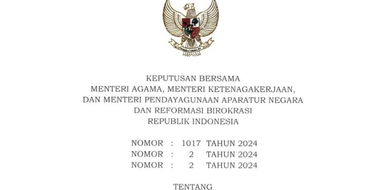 Pemerintah Tetapkan Daftar Libur Nasional 2025 dan Cuti Bersama Melalui SKB 3 Menteri