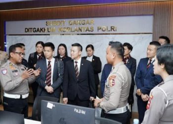 Polisi Hong Kong Kunjungi Korlantas Polri